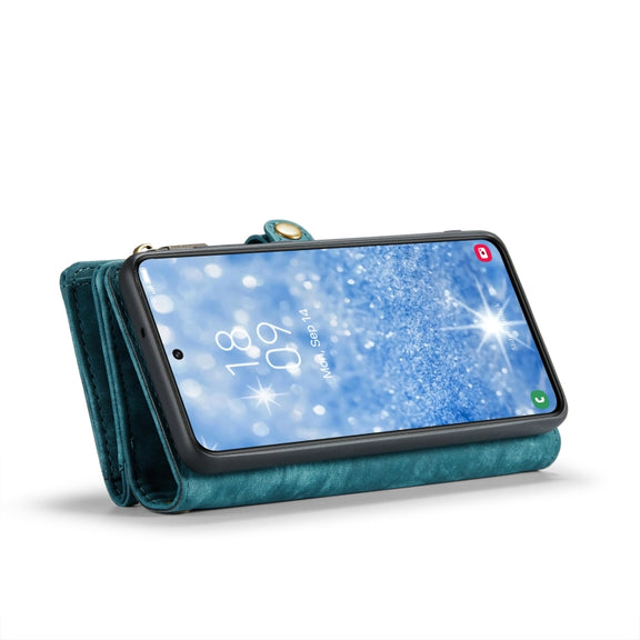 For Samsung Galaxy S23 5G CaseMe 008 Detachable Multifunctional Leather Phone Case(Blue)