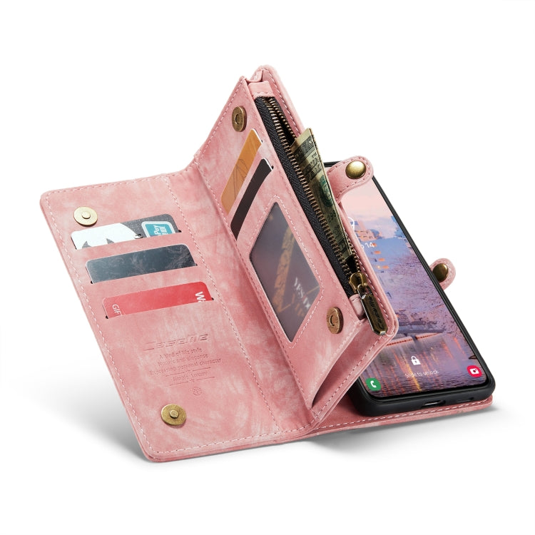 For Samsung Galaxy S23+ 5G CaseMe 008 Detachable Multifunctional Leather Phone Case(Pink)