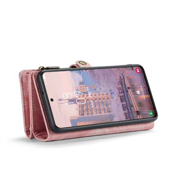For Samsung Galaxy S23+ 5G CaseMe 008 Detachable Multifunctional Leather Phone Case(Pink)