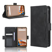 For Blackview BV5200 Skin Feel Calf Texture Card Slots Leather Phone Case(Black)
