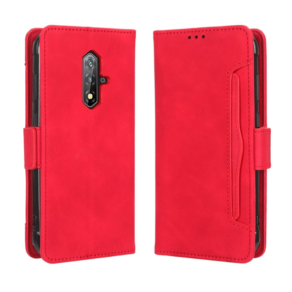 For Blackview BV5200 Skin Feel Calf Texture Card Slots Leather Phone Case(Red)