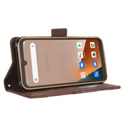 For Blackview BV5200 Skin Feel Calf Texture Card Slots Leather Phone Case(Brown)