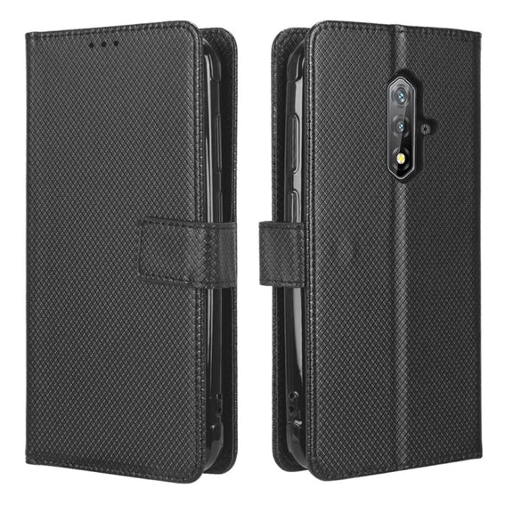 For Blackview BV5200 Diamond Texture Leather Phone Case(Black)