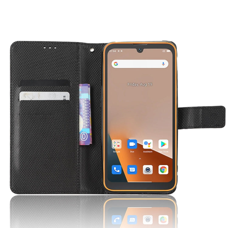 For Blackview BV5200 Diamond Texture Leather Phone Case(Black)