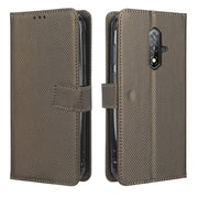 For Blackview BV5200 Diamond Texture Leather Phone Case(Brown)