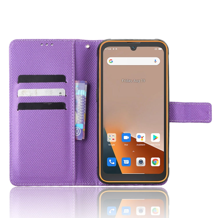 For Blackview BV5200 Diamond Texture Leather Phone Case(Purple)