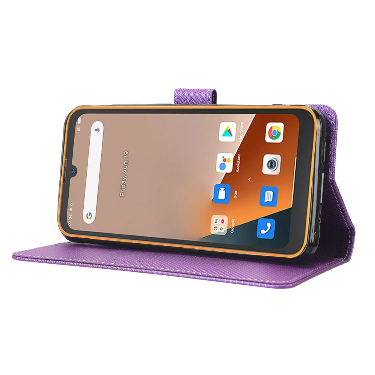 For Blackview BV5200 Diamond Texture Leather Phone Case(Purple)