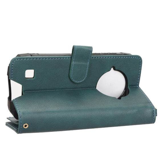 For Doogee S96 Pro Litchi Texture Zipper Leather Phone Case(Green)