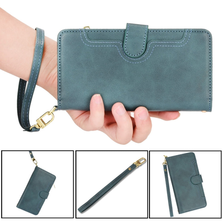 For Doogee S96 Pro Litchi Texture Zipper Leather Phone Case(Green)