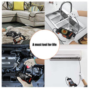 P40 8mm HD Water-resistant Portable Integrated Hand-held Vertical Screen Industry Endoscope, Length:2m(Hardwire)