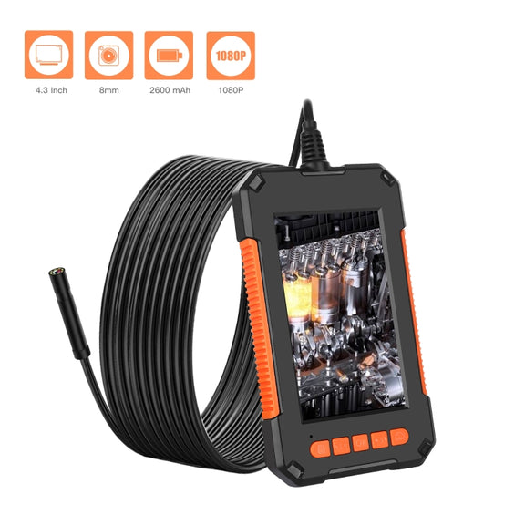 P40 8mm HD Water-resistant Portable Integrated Hand-held Vertical Screen Industry Endoscope, Length:2m(Hardwire)