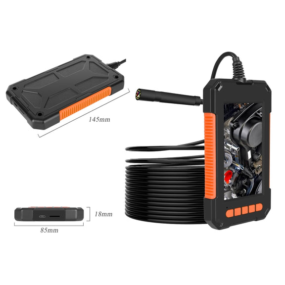 P40 8mm HD Water-resistant Portable Integrated Hand-held Vertical Screen Industry Endoscope, Length:2m(Hardwire)