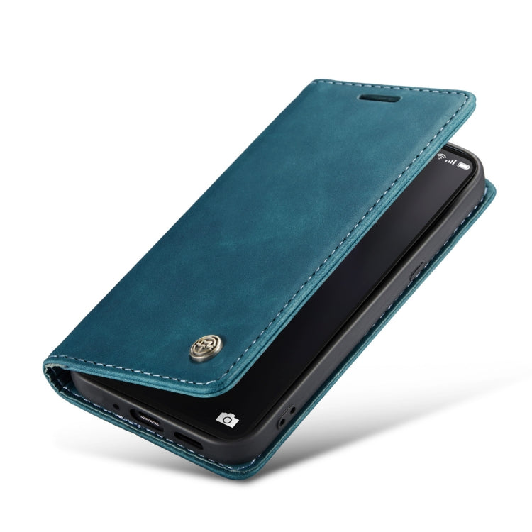 For OPPO Reno8 Pro 5G Global CaseMe 013 Multifunctional Horizontal Flip Leather Phone Case(Blue)