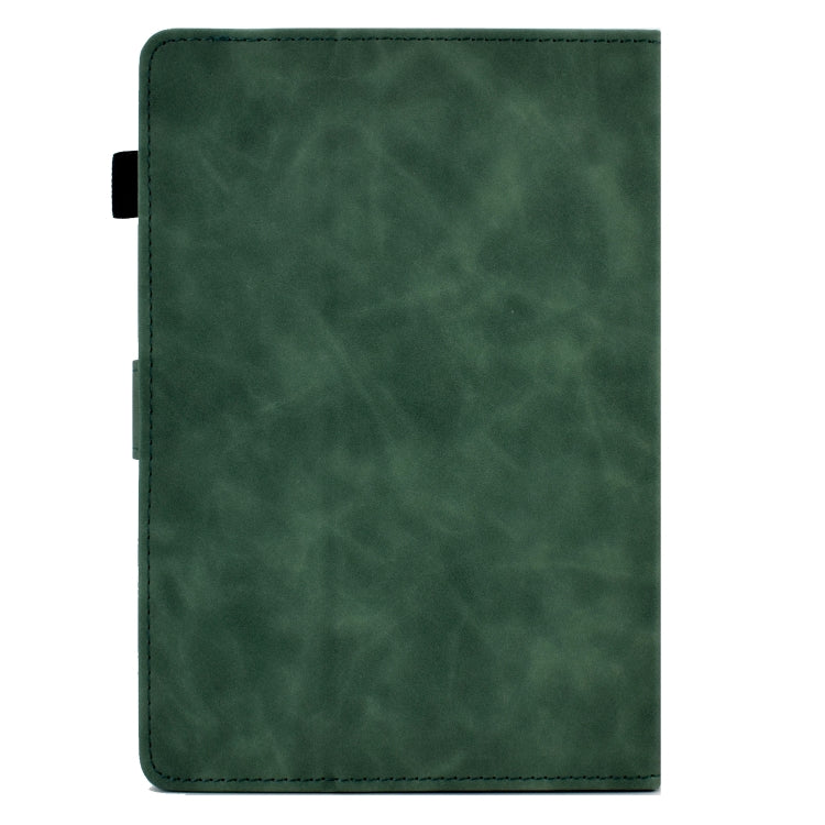 For 7 inch Tablets Tower Embossed Leather Tablet Case(Green)