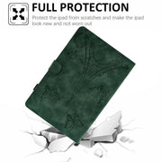 For 7 inch Tablets Tower Embossed Leather Tablet Case(Green)