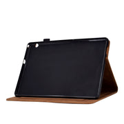 For Huawei MediaPad T5 Tower Embossed Leather Tablet Case(Brown)