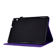 For Huawei MediaPad T5 Tower Embossed Leather Tablet Case(Purple)