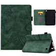 For Amazon Kindle Fire HD8 2022/2020 Tower Embossed Leather Smart Tablet Case(Green) - Amazon by PMC TechLife | Online Shopping South Africa | PMC TechLife | Buy Now Pay Later Mobicred