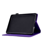 For Amazon Kindle Paperwhite 5 Tower Embossed Leather Smart Tablet Case(Purple)