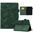 For Amazon Kindle Paperwhite 5 Tower Embossed Leather Smart Tablet Case(Green) - free shipping - PMC TechLife - Order now!