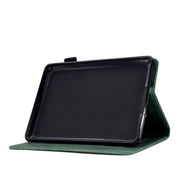 For Amazon Kindle Lite 2022 Tower Embossed Leather Smart Tablet Case(Green)