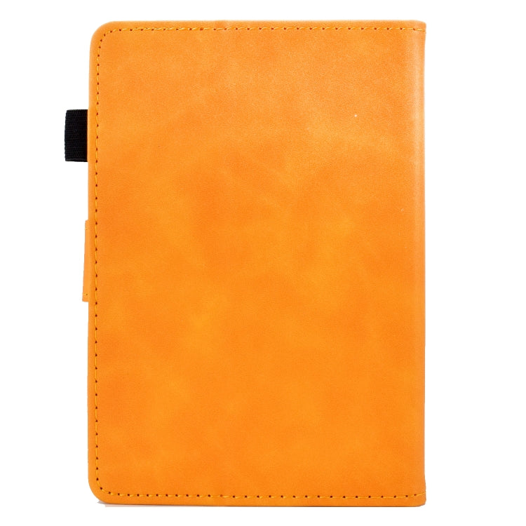 For Amazon Kindle Lite 2022 Tower Embossed Leather Smart Tablet Case(Khaki)