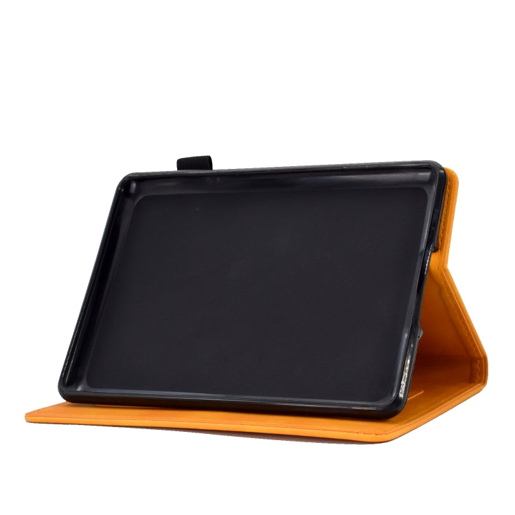 For Amazon Kindle Lite 2022 Tower Embossed Leather Smart Tablet Case(Khaki)