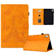 For Lenovo Tab M10 Gen 2 Tower Embossed Leather Smart Tablet Case(Khaki) - Lenovo by PMC TechLife | Online Shopping South Africa | PMC TechLife | Buy Now Pay Later Mobicred