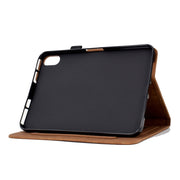 For Lenovo Tab P11 Tower Embossed Leather Smart Tablet Case(Brown)