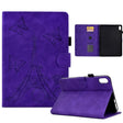 For Lenovo Tab P11 Tower Embossed Leather Smart Tablet Case(Purple) - Lenovo by PMC TechLife | Online Shopping South Africa | PMC TechLife | Buy Now Pay Later Mobicred