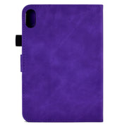 For Lenovo Tab P11 Tower Embossed Leather Smart Tablet Case(Purple)