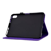 For Lenovo Tab P11 Tower Embossed Leather Smart Tablet Case(Purple)
