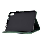For Lenovo Tab P11 Tower Embossed Leather Smart Tablet Case(Green)