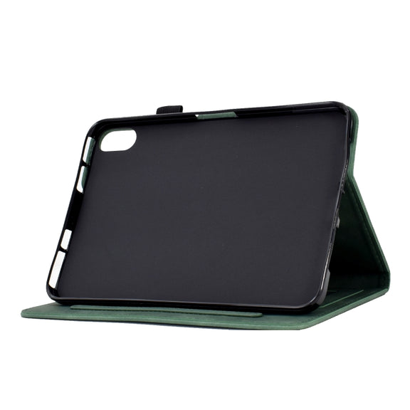 For Lenovo Tab P11 Tower Embossed Leather Smart Tablet Case(Green)