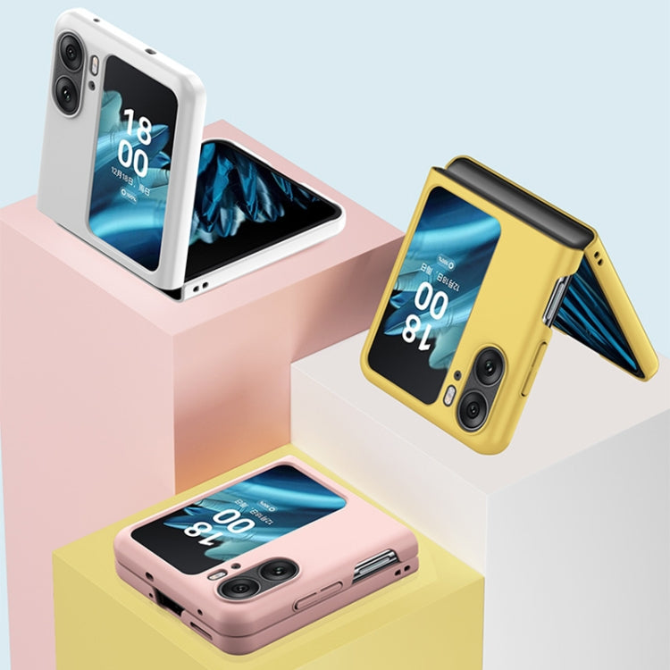 For OPPO Find N2 Flip Skin Feel PC Phone Case(White)