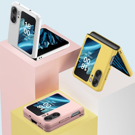 For OPPO Find N2 Flip Skin Feel PC Phone Case(Orange)
