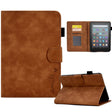 For Amazon Kindle Youth Version 2022 Embossed Smile Flip Tablet Leather Smart Case(Brown) - Amazon by PMC TechLife | Online Shopping South Africa | PMC TechLife | Buy Now Pay Later Mobicred