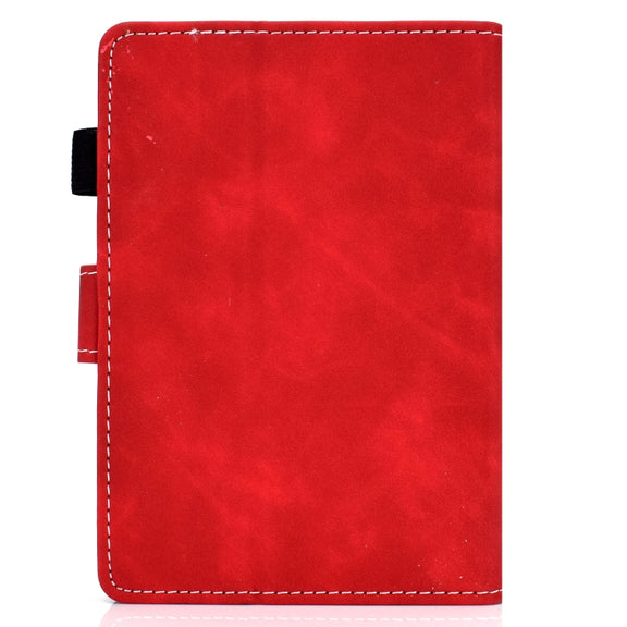 For Amazon Kindle Youth Version 2022 Cowhide Texture Smart Leather Tablet Case(Red)