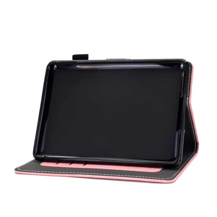 For Amazon Kindle Youth Version 2022 Cowhide Texture Smart Leather Tablet Case(Rose Gold)