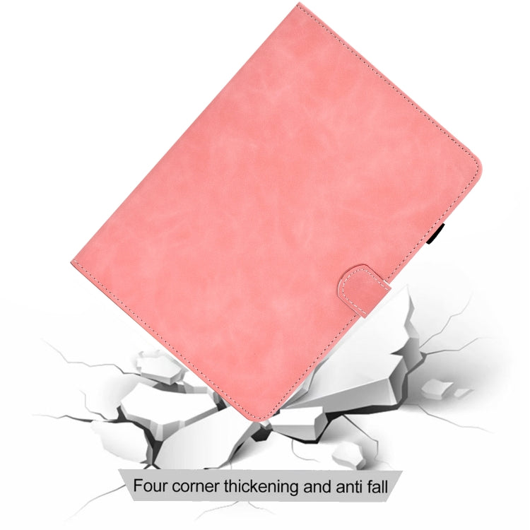 For Amazon Kindle Youth Version 2022 Cowhide Texture Smart Leather Tablet Case(Rose Gold)