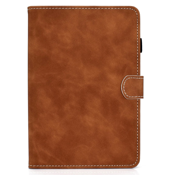 For Amazon Kindle Youth Version 2022 Cowhide Texture Smart Leather Tablet Case(Brown)