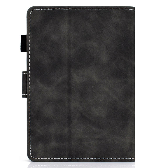 For Amazon Kindle Youth Version 2022 Cowhide Texture Smart Leather Tablet Case(Grey)