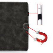 For Amazon Kindle Youth Version 2022 Cowhide Texture Smart Leather Tablet Case(Grey)