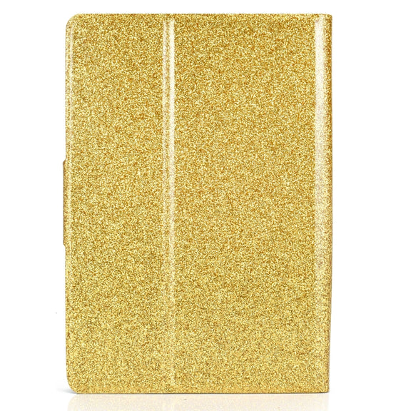 For Amazon Kindle Youth Version 2022 Varnish Glitter Powder Smart Leather Tablet Case(Yellow)