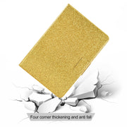 For Amazon Kindle Youth Version 2022 Varnish Glitter Powder Smart Leather Tablet Case(Yellow)
