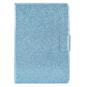 For Amazon Kindle Youth Version 2022 Varnish Glitter Powder Smart Leather Tablet Case(Blue)