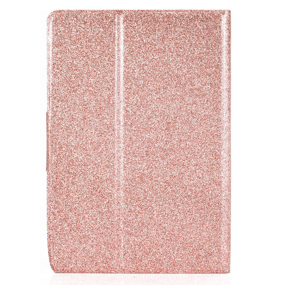 For Amazon Kindle Youth Version 2022 Varnish Glitter Powder Smart Leather Tablet Case(Rose Gold)