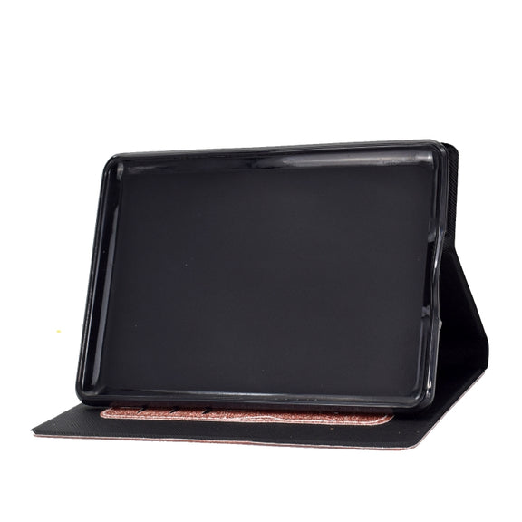 For Amazon Kindle Youth Version 2022 Varnish Glitter Powder Smart Leather Tablet Case(Rose Gold)