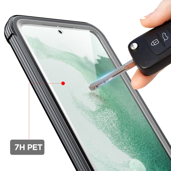 For Samsung Galaxy S23 5G RedPepper Transparent Shockproof Phone Case