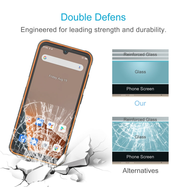For Blackview BV5200 Pro 50pcs 0.26mm 9H 2.5D Tempered Glass Film